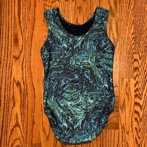 Plum Practicewear Leotard, Child Large, EUC